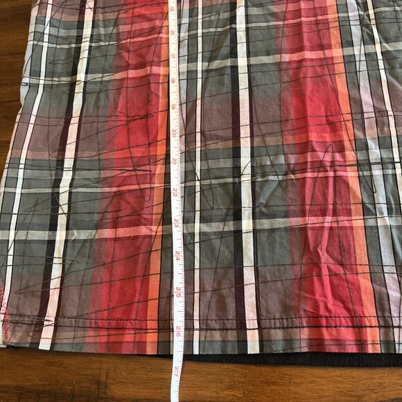 Desigual Polo Shirt Slim Black Red Gray Graphic 100% Cotton Short Sleeve Men's M - Picture 11 of 11